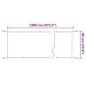 Auvent vertical Beige 60x1200 cm Tissu oxford 553095553095