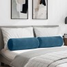 Coussins d'accent 2 pcs Bleu Ø 25 x 70 cm 553097553097