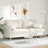 Coussins d'accent 2 pcs Crème Ø 25 x 70 cm 553100553100