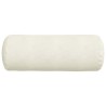 Coussins d'accent 2 pcs Crème Ø 25 x 70 cm 553100553100