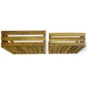 Caisse à pommes 2 pcs Bois d'acacia massif 553104553104
