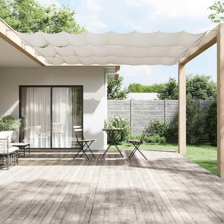 Auvent vertical Blanc 60x1200 cm Tissu oxford 553105553105