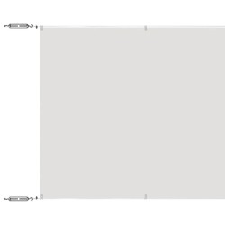 Auvent vertical Blanc 60x1200 cm Tissu oxford 553105553105