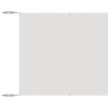 Auvent vertical Blanc 60x1200 cm Tissu oxford 553105553105