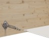 Auvent vertical Blanc 60x1200 cm Tissu oxford 553105553105