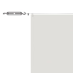 Auvent vertical Blanc 60x1200 cm Tissu oxford 553105553105