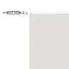 Auvent vertical Blanc 60x1200 cm Tissu oxford 553105553105