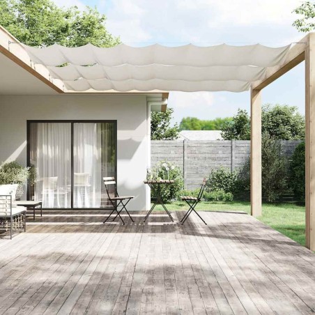 Auvent vertical Blanc 100x1200 cm Tissu oxford 553106553106