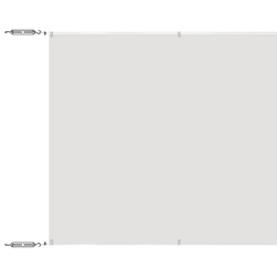Auvent vertical Blanc 100x1200 cm Tissu oxford 553106553106