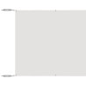 Auvent vertical Blanc 100x1200 cm Tissu oxford 553106553106
