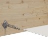 Auvent vertical Blanc 100x1200 cm Tissu oxford 553106553106