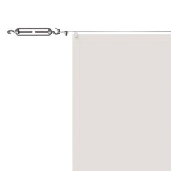 Auvent vertical Blanc 100x1200 cm Tissu oxford 553106553106