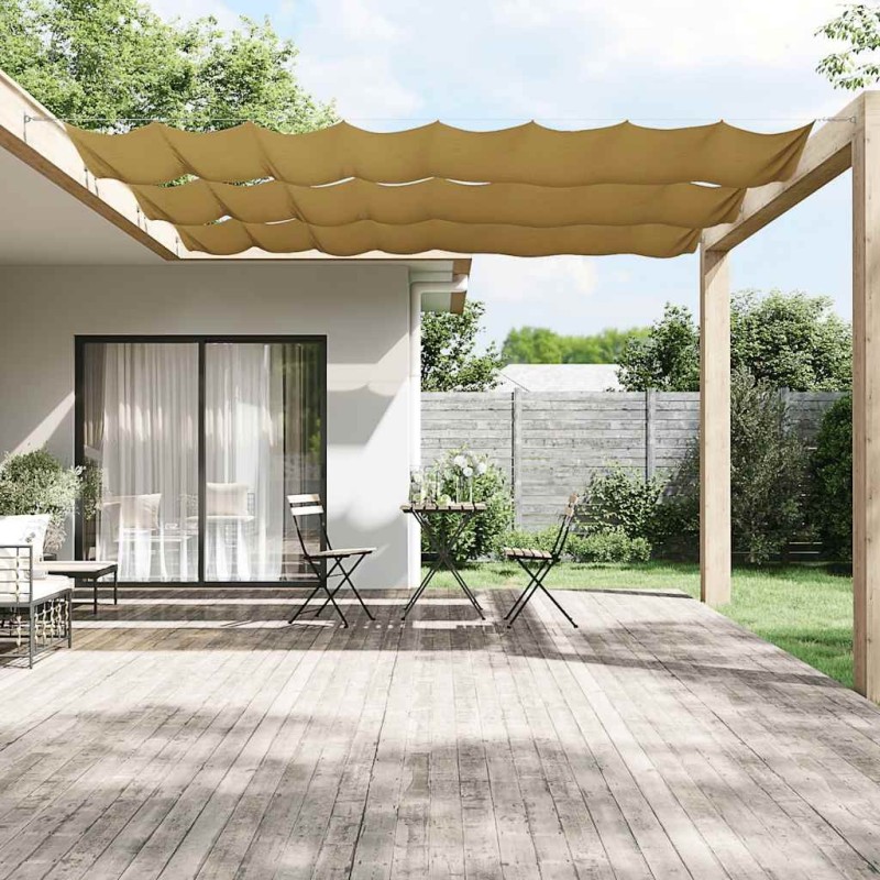 Auvent vertical Beige 60x800 cm Tissu oxford 553110553110
