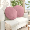 Coussins de siège 2 pcs Rose Ø 80 x 29 cm Velours 553113553113