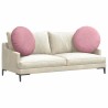 Coussins de siège 2 pcs Rose Ø 80 x 29 cm Velours 553113553113