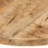 Dessus de table Bois de manguier solide Rond 25-27 mm 50 cm 553115553115