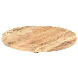 Dessus de table Bois de manguier solide Rond 25-27 mm 40 cm 553116553116