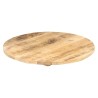 Dessus de table Bois de manguier solide Rond 25-27 mm 40 cm 553116553116