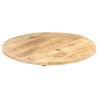 Dessus de table Bois de manguier solide Rond 25-27 mm 40 cm 553116553116