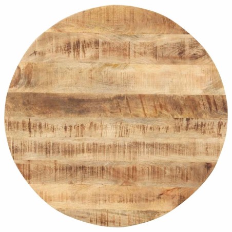 Dessus de table Bois de manguier solide Rond 15-16 mm 50 cm 553117553117