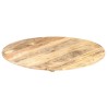 Dessus de table Bois de manguier solide Rond 15-16 mm 50 cm 553117553117