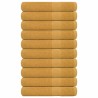 Serviettes FROGN 10 pcs doré 100x200 cm 360 g/m² 553119553119