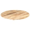 Dessus de table Bois de manguier solide Rond 15-16 mm 60 cm 553121553121