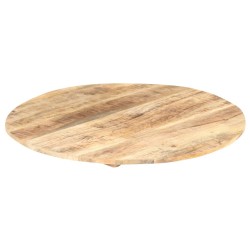 Dessus de table Bois de manguier solide Rond 15-16 mm 70 cm 553122553122