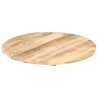 Dessus de table Bois de manguier solide Rond 15-16 mm 80 cm 553123553123