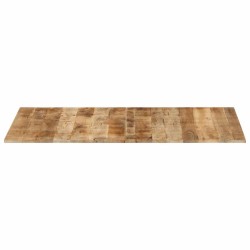 Dessus de table bois de manguier solide 15-16 mm 120x60 cm 553125553125