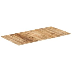 Dessus de table bois de manguier solide 15-16 mm 120x60 cm 553125553125