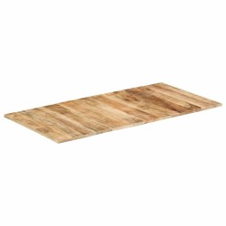 Dessus de table bois de manguier solide 15-16 mm 120x60 cm 553125553125