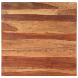 Dessus de table bois massif d'acacia 15-16 mm 80x80 cm 553130553130