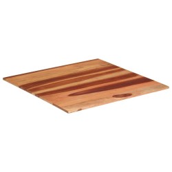 Dessus de table bois massif d'acacia 15-16 mm 80x80 cm 553130553130