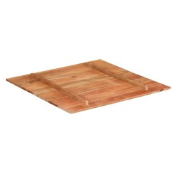Dessus de table bois massif d'acacia 15-16 mm 80x80 cm 553130553130