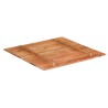 Dessus de table bois massif d'acacia 15-16 mm 80x80 cm 553130553130