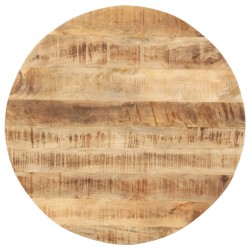 Dessus de table Bois de manguier solide Rond 15-16 mm 40 cm 553131553131