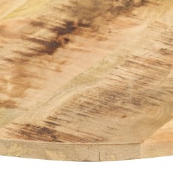 Dessus de table Bois de manguier solide Rond 15-16 mm 40 cm 553131553131