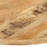 Dessus de table Bois de manguier solide Rond 25-27 mm 70 cm 553133553133