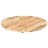 Dessus de table Bois de manguier solide Rond 25-27 mm 70 cm 553133553133