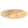 Dessus de table Bois de manguier solide Rond 25-27 mm 70 cm 553133553133