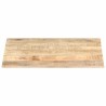 Dessus de table Bois de manguier solide 15-16 mm 80x60 cm 553134553134