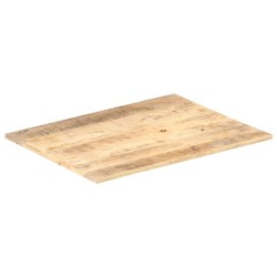 Dessus de table Bois de manguier solide 15-16 mm 80x60 cm 553134553134