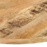 Dessus de table Bois de manguier solide Rond 25-27 mm 80 cm 553136553136