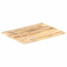 Dessus de table Bois de manguier solide 15-16 mm 70x60 cm 553138553138
