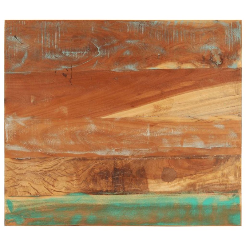 Dessus de table rectangulaire 70x80 cm 25-27 mm Bois récupéré 553141553141