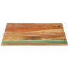 Dessus de table rectangulaire 70x80 cm 25-27 mm Bois récupéré 553141553141