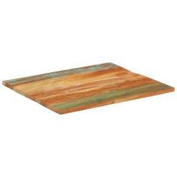 Dessus de table rectangulaire 70x80 cm 25-27 mm Bois récupéré 553141553141