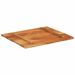 Dessus de table rectangulaire 70x80 cm 25-27 mm Bois récupéré 553141553141