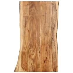 Dessus de table Bois d'acacia massif 100x(50-60)x2,5 cm 553142553142